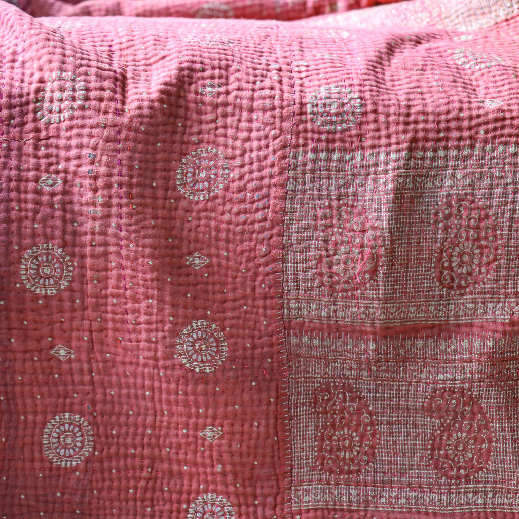 Dhamika Kantha. Indian hand block print fabric. Block print fabric, vintage kantha, vintage textiles, indian textiles, Indian kantha, shenouk, Bengali blankets Dhamika Kantha. Indian hand block print fabric. Block print fabric, vintage kantha, vintage textiles, indian textiles, Indian kantha, shenouk, Bengali blankets