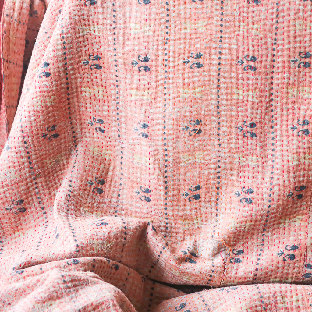 Dhamika Kantha. Indian hand block print fabric. Block print fabric, vintage kantha, vintage textiles, indian textiles, Indian kantha, shenouk, Bengali blankets Dhamika Kantha. Indian hand block print fabric. Block print fabric, vintage kantha, vintage textiles, indian textiles, Indian kantha, shenouk, Bengali blankets