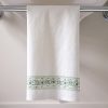 Adelaide Border Hand Towel in Kelly Green, indian block print, block print tissue hand towels, block print fabrics, block print home accessories, Hand Towels