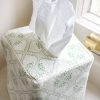 Tashi Tissue Box Cover in Thyme, indian block print, block print tissue box covers, block print home accessories, tissue box covers Tashi Tissue Box Cover in Thyme, indian block print, block print tissue box covers, block print home accessories, tissue box covers