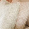 Tashi Cushion in Thyme & Tashi Cushion in Raspberry, shenouk, block print cushions, indian block print, indian block print fabric, linen block print, linen cushions, indian textiles, indian block print cushions, linen cushions