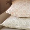 Tashi Cushion in Thyme & Tashi Cushion in Raspberry, shenouk, block print cushions, indian block print, indian block print fabric, linen block print, linen cushions, indian textiles, indian block print cushions, linen cushions