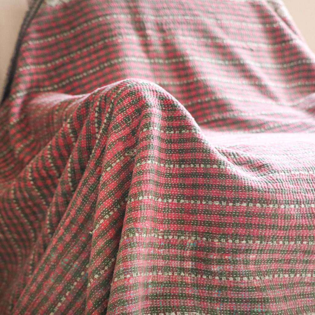 kantha, vintage kantha, shenouk, indian block print, indian block print fabrics