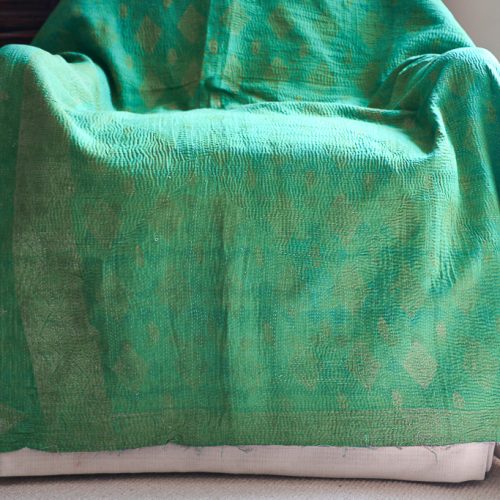 kantha, vintage kantha, shenouk, indian block print, indian block print fabrics