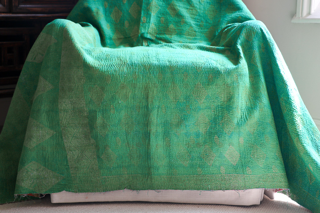kantha, vintage kantha, shenouk, indian block print, indian block print fabrics