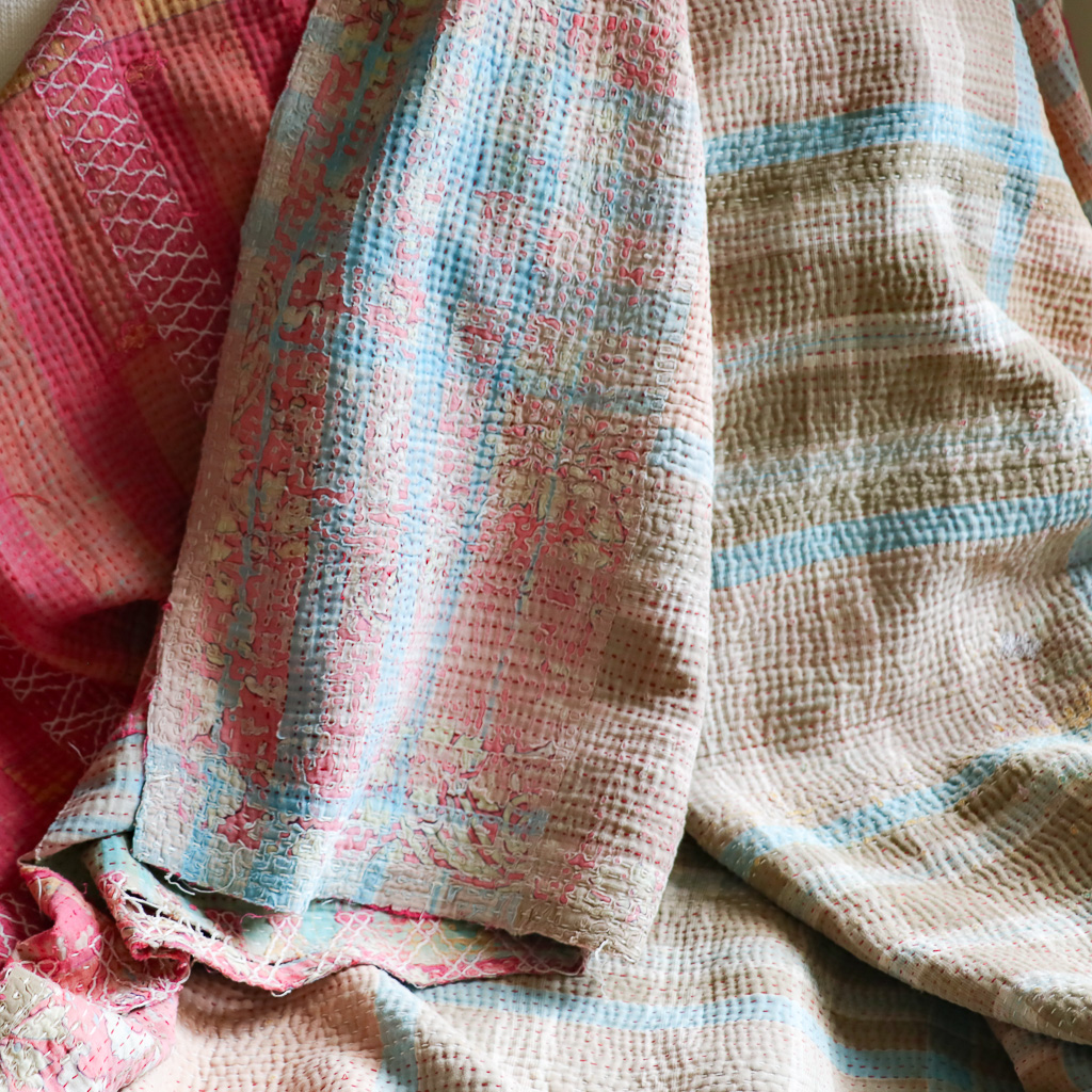 JoJo Kantha, Indian hand block print fabric. Block print fabric, vintage kantha, vintage textiles, indian textiles, Indian kantha, shenouk, Bengali blankets JoJo Kantha, Indian hand block print fabric. Block print fabric, vintage kantha, vintage textiles, indian textiles, Indian kantha, shenouk, Bengali blankets
