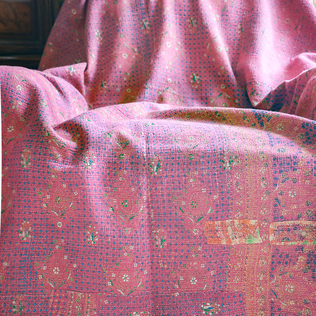 Cora Kantha, Indian hand block print fabric. Block print fabric, vintage kantha, vintage textiles, indian textiles, Indian kantha, shenouk, Bengali blankets Cora Kantha, Indian hand block print fabric. Block print fabric, vintage kantha, vintage textiles, indian textiles, Indian kantha, shenouk, Bengali blankets