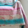 Minky Kantha, Indian hand block print fabric. Block print fabric, vintage kantha, vintage textiles, indian textiles, Indian kantha, shenouk, Bengali blankets