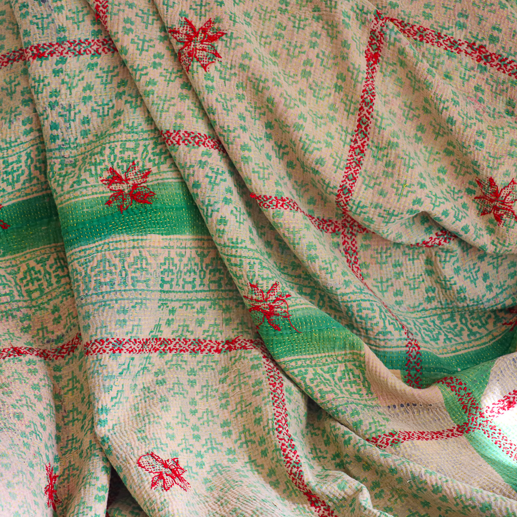 Farah Kantha, Indian hand block print fabric. Block print fabric, vintage kantha, vintage textiles, indian textiles, Indian kantha, shenouk, Bengali blankets Farah Kantha, Indian hand block print fabric. Block print fabric, vintage kantha, vintage textiles, indian textiles, Indian kantha, shenouk, Bengali blankets