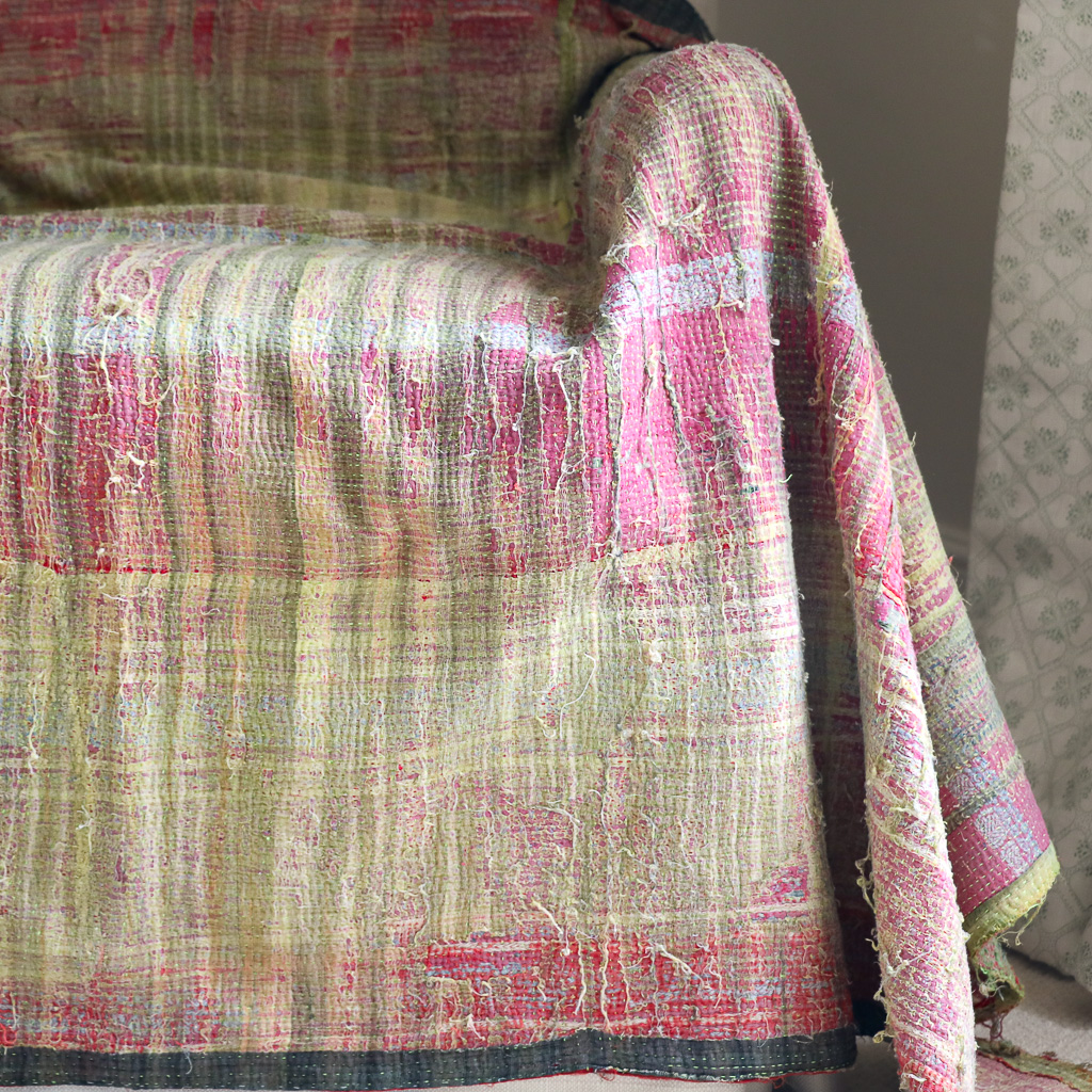 Ursula Kantha, Indian hand block print fabric. Block print fabric, vintage kantha, vintage textiles, indian textiles, Indian kantha, shenouk, Bengali blankets Ursula Kantha, Indian hand block print fabric. Block print fabric, vintage kantha, vintage textiles, indian textiles, Indian kantha, shenouk, Bengali blankets