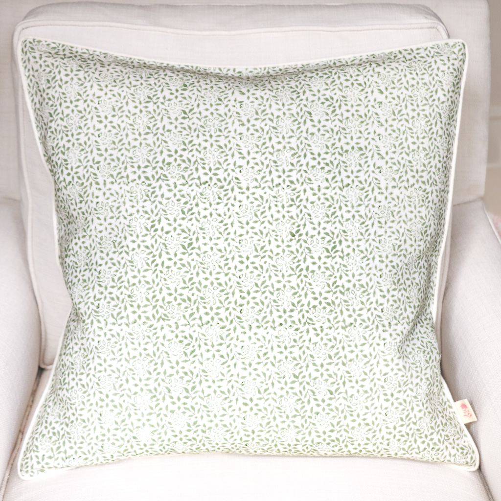 Stina Cushion in Sage & Dusty Rose, shenouk, block print cushions, indian block print, indian block print fabric, linen block print, linen cushions, indian textiles, indian block print cushions, linen cushions Stina Cushion in Sage & Dusty Rose, shenouk, block print cushions, indian block print, indian block print fabric, linen block print, linen cushions, indian textiles, indian block print cushions, linen cushions