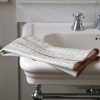 Adelaide Hand Towel in Thyme, block print textiles, indian block print textiles, block print hand towels, block print tea towels, shenouk, block print home accessories, hand towels, block print fabrics, handmade textiles