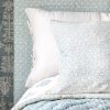 Stina Cushion in Denim & Berry, Gita & Cornelia Quilt in Denim, shenouk, block print cushions, indian block print, indian block print fabric, linen block print, linen cushions, indian textiles, indian block print cushions, linen cushions