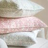 Stina Cushions, shenouk, block print cushions, indian block print, indian block print fabric, linen block print, linen cushions, indian textiles, indian block print cushions, linen cushions