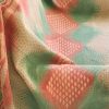 Fern Kantha, Indian hand block print fabric. Block print fabric, vintage kantha, vintage textiles, indian textiles, Indian kantha, shenouk, Bengali blankets