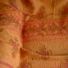 Fern Kantha, Indian hand block print fabric. Block print fabric, vintage kantha, vintage textiles, indian textiles, Indian kantha, shenouk, Bengali blankets