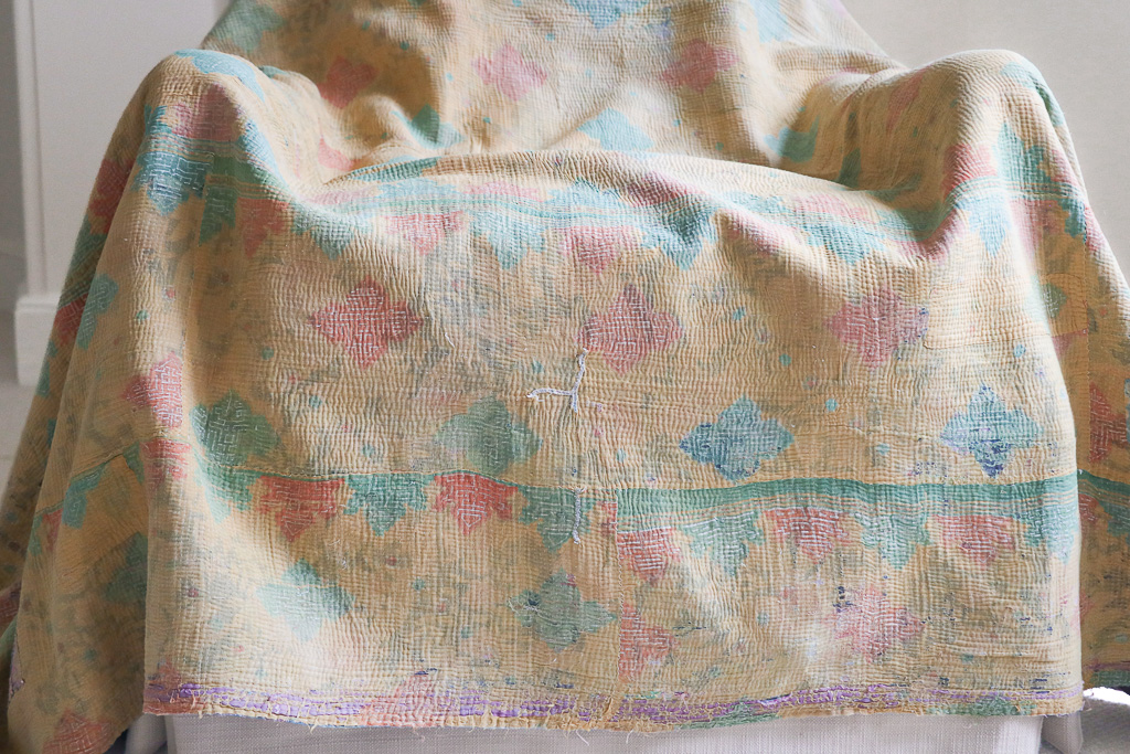 Serena Kantha, Indian hand block print fabric. Block print fabric, vintage kantha, vintage textiles, indian textiles, Indian kantha, shenouk, Bengali blankets Serena Kantha, Indian hand block print fabric. Block print fabric, vintage kantha, vintage textiles, indian textiles, Indian kantha, shenouk, Bengali blankets