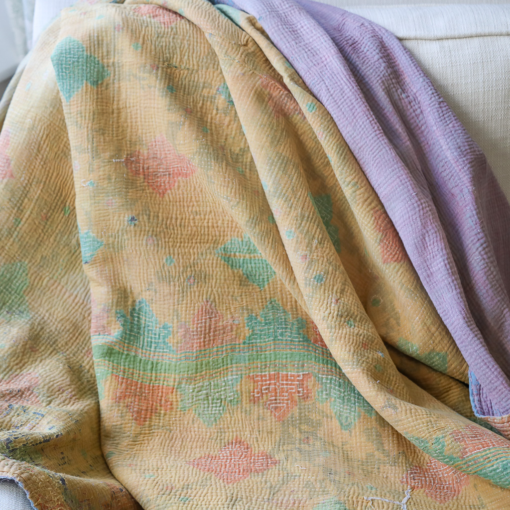 Serena Kantha, Indian hand block print fabric. Block print fabric, vintage kantha, vintage textiles, indian textiles, Indian kantha, shenouk, Bengali blankets Serena Kantha, Indian hand block print fabric. Block print fabric, vintage kantha, vintage textiles, indian textiles, Indian kantha, shenouk, Bengali blankets